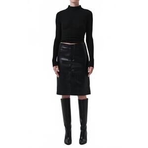 NEW CITIZENS OF HUMANITY nara pencil skirt in black